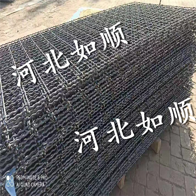 運城黑絲4-6mm鋼筋編織網片滿焊-握邊-卷邊圖片2