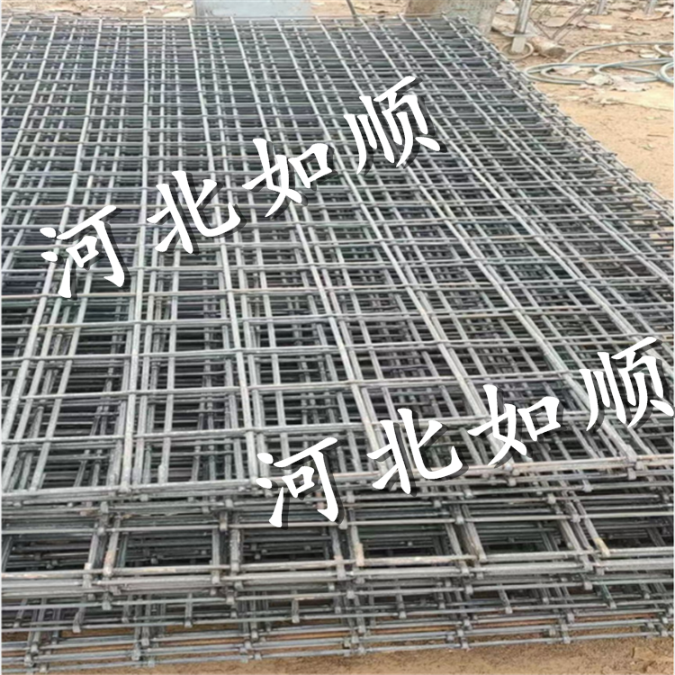 運城黑絲4-6mm鋼筋編織網片滿焊-握邊-卷邊圖片4